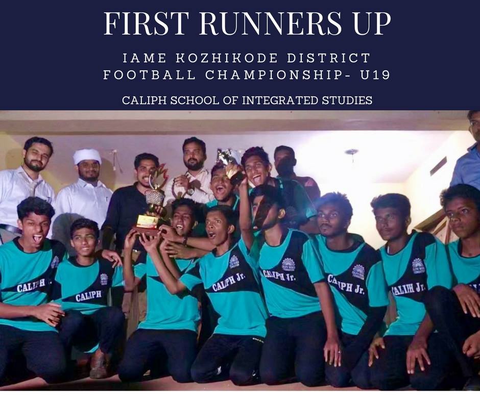 FIRST RUNNERS UP: IAME District Football Championship